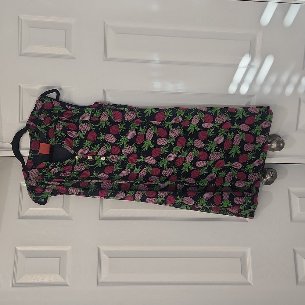 Tracy Negoshian pineapple dress size M